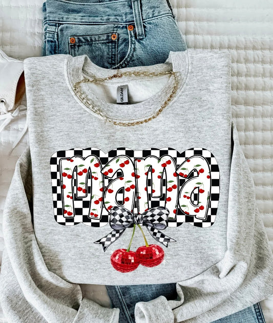 MAMA CHERRY CHECKERED