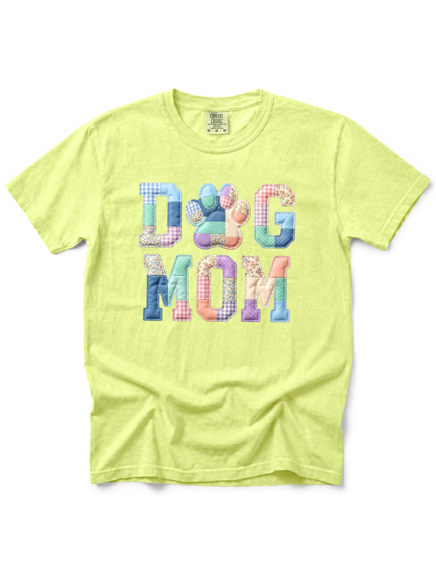 *GLITTER* DOG MOM PATCHWORK