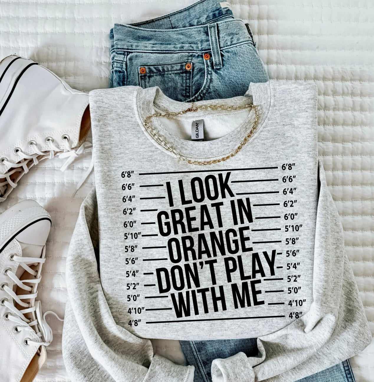 I LOOK GREAT IN ORANGE