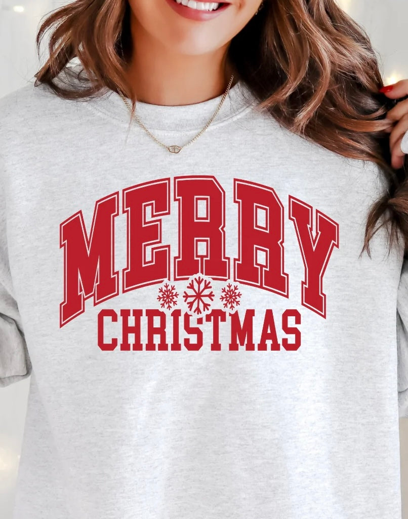 MERRY CHRISTMAS SNOW FLAKES