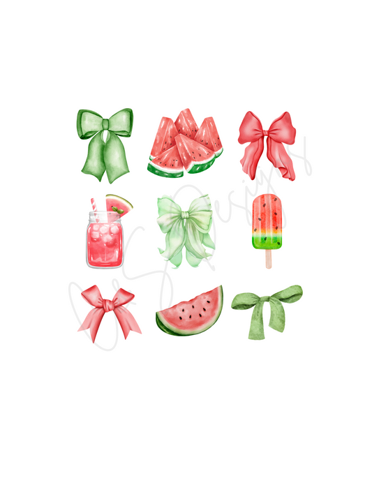 WATERMELON BOW COQUETTE