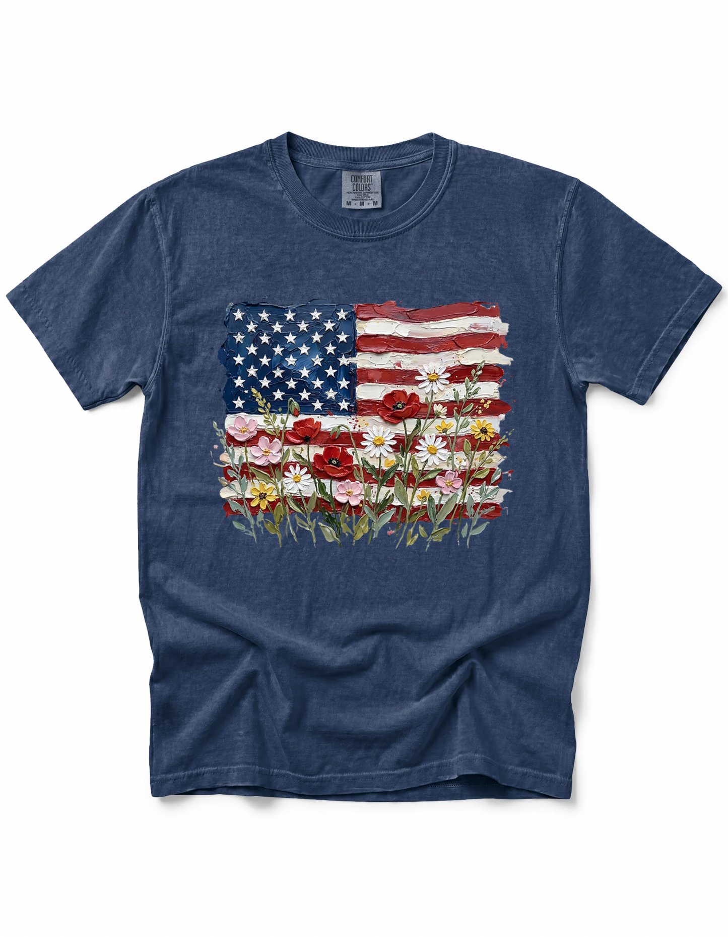 PATRIOTIC WILDFLOWER AMERICAN FLAG