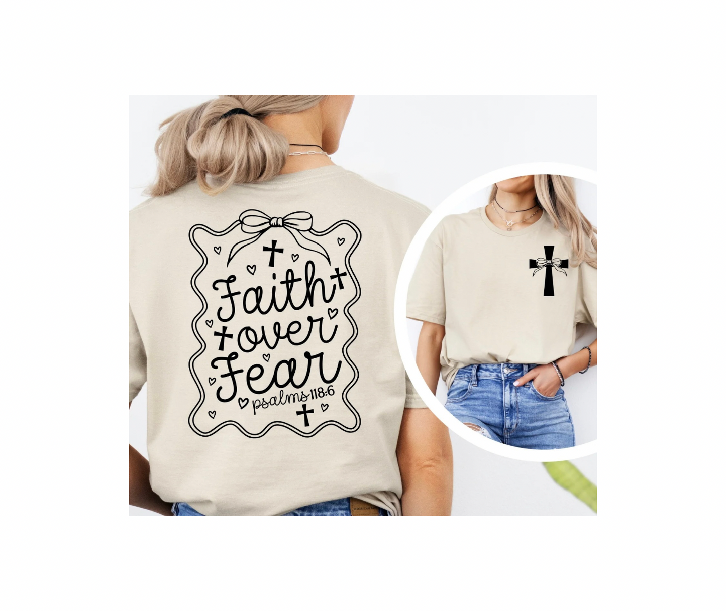 FAITH OVER FEAR BOWS