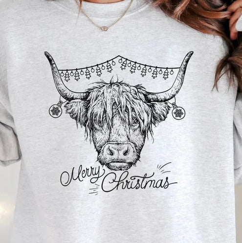 MERRY CHRISTMAS COW