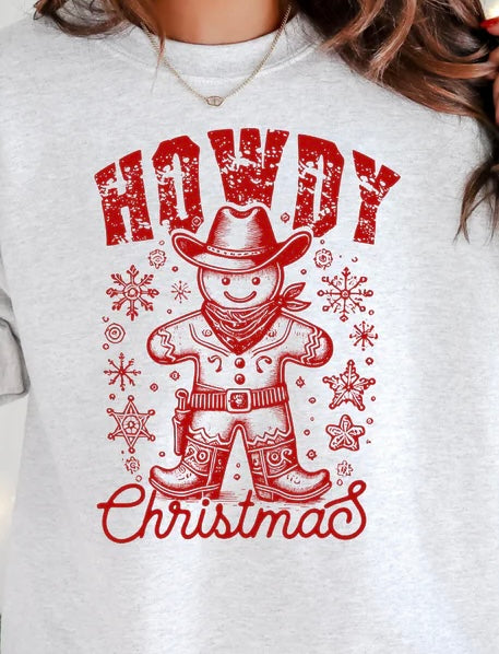 HOWDY CHRISTMAS GINGERBREAD MAN