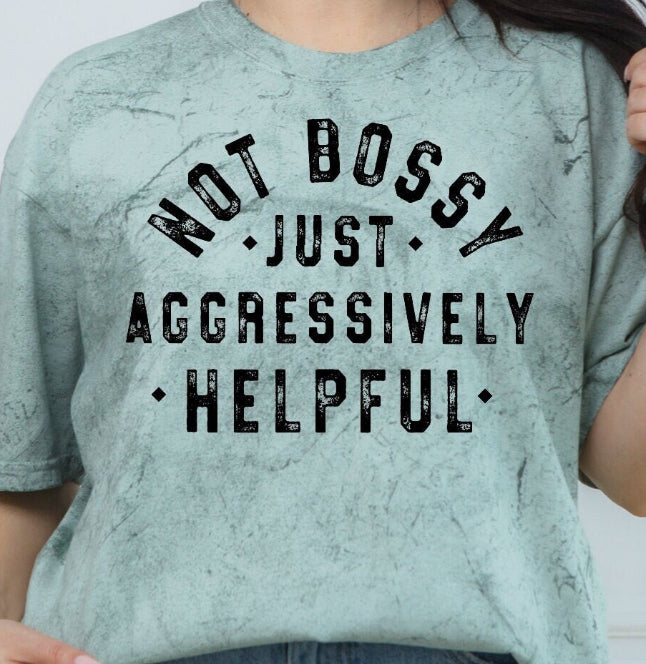 NOT BOSSY JUST AGGRESSIVELY HELPFUL