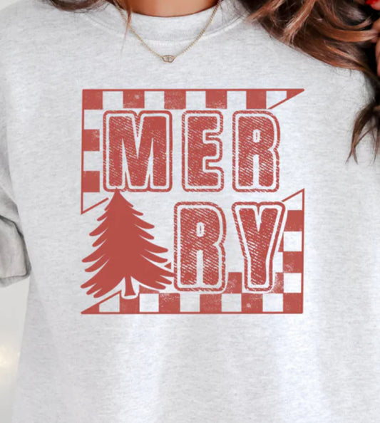 MERRY CHECKERED