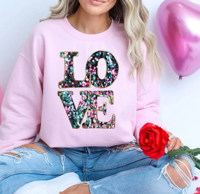 *GLITTER* LOVE COLORFUL CONFETTI