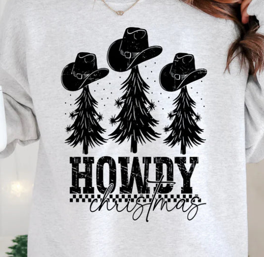 HOWDY CHRISTMAS TREES HAT