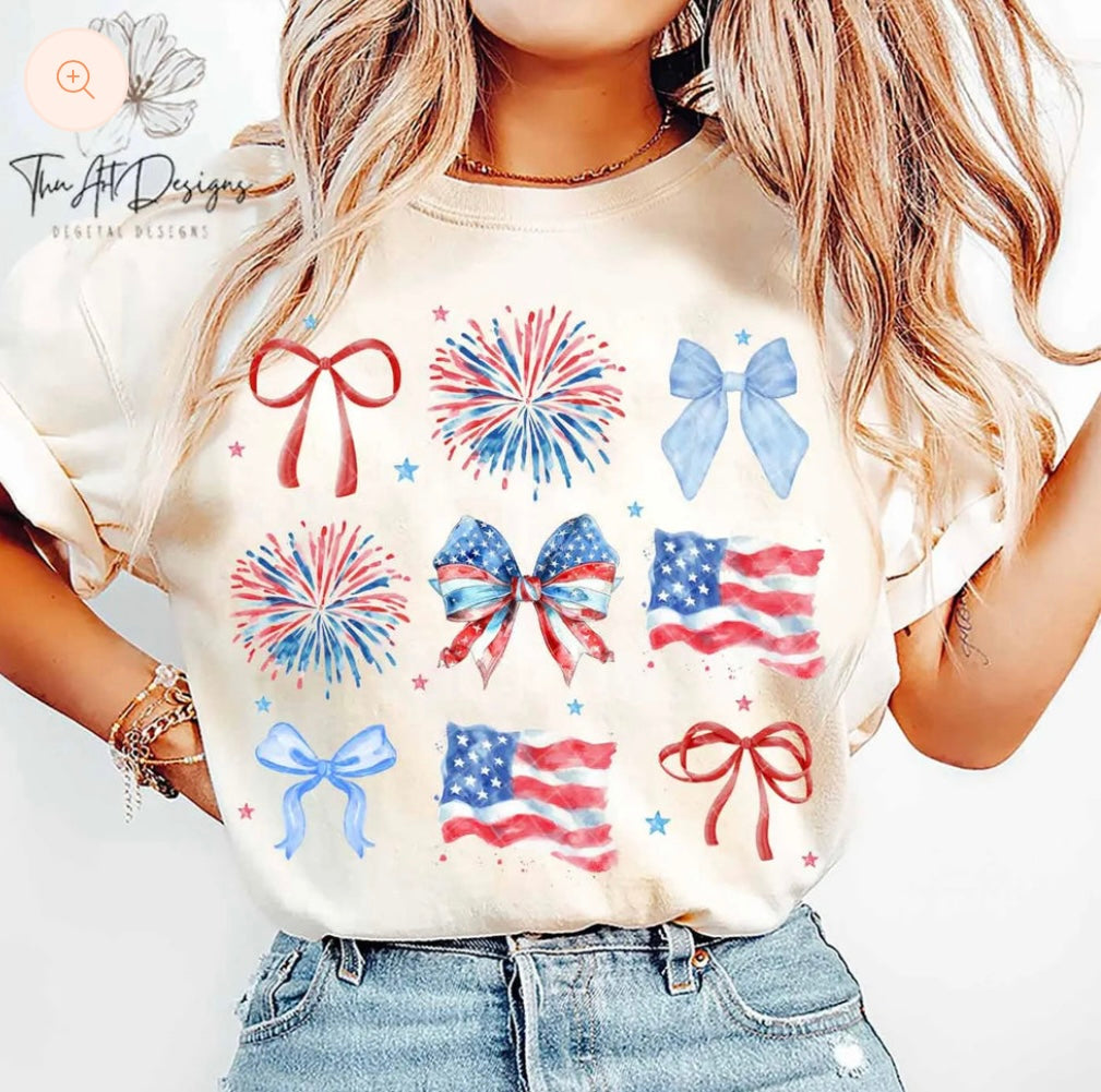 *GLITTER* JULY FOURTH COQUETTE