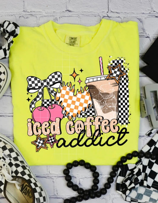 *GLITTER* ICED COFFEE ADDICT