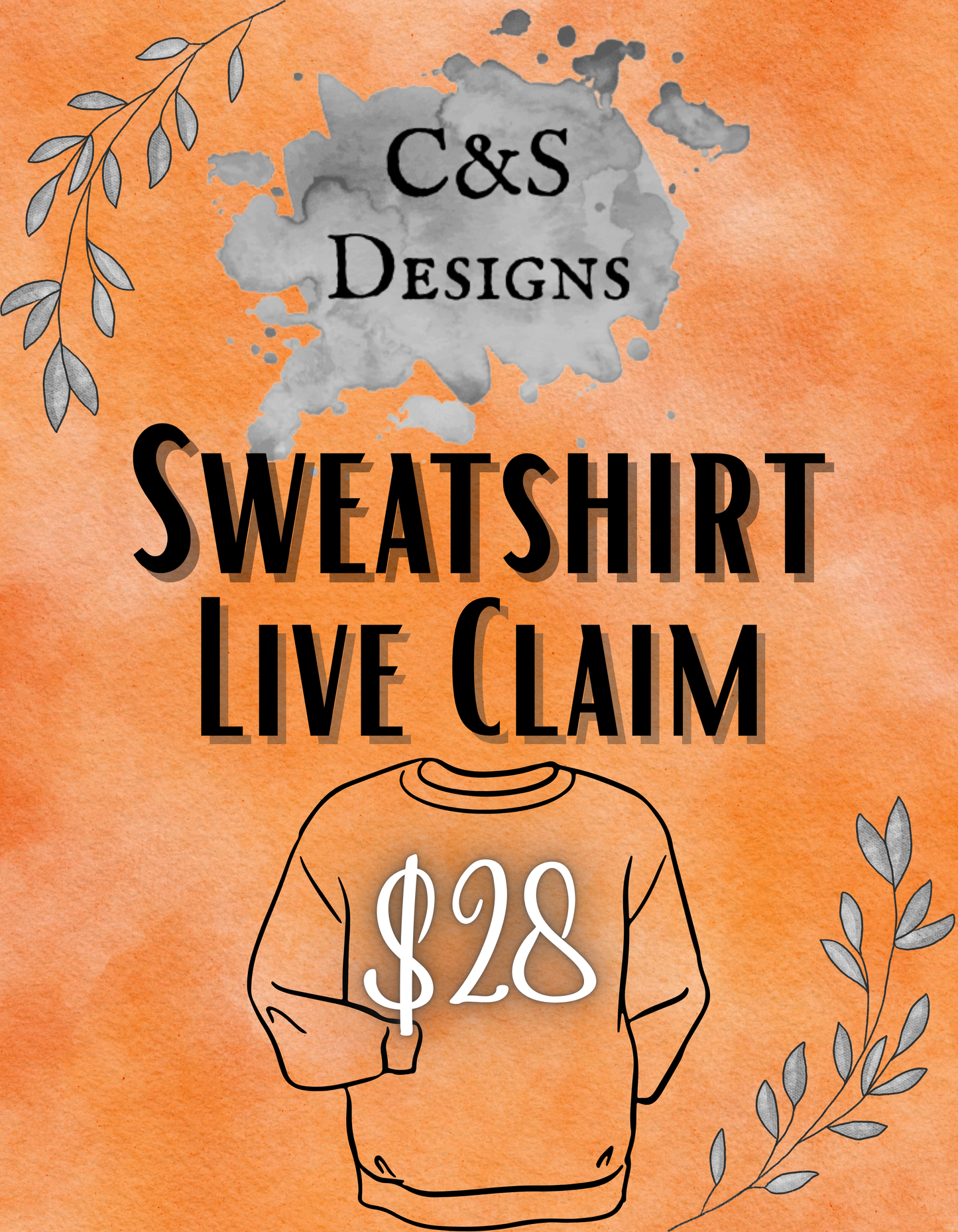 SWEATSHIRT LIVE CLAIM