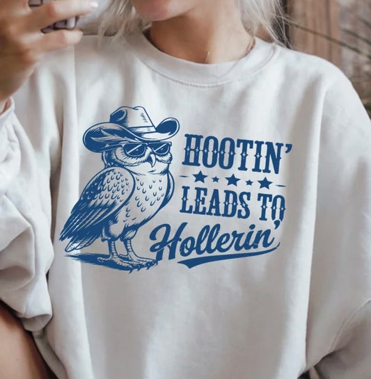 HOOTIN LEADS TO HOLLERIN