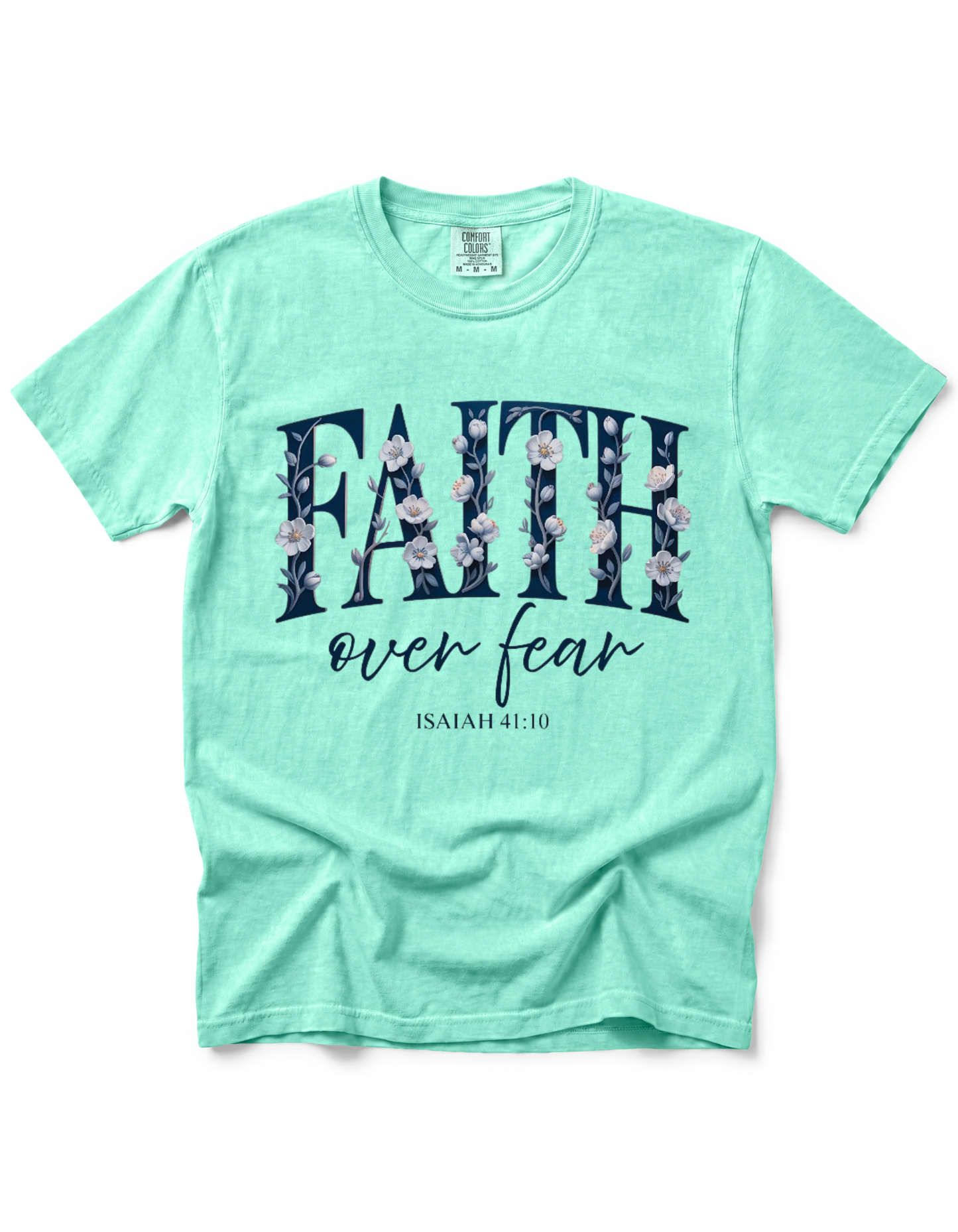 FAITH OVER FEAR FLORAL