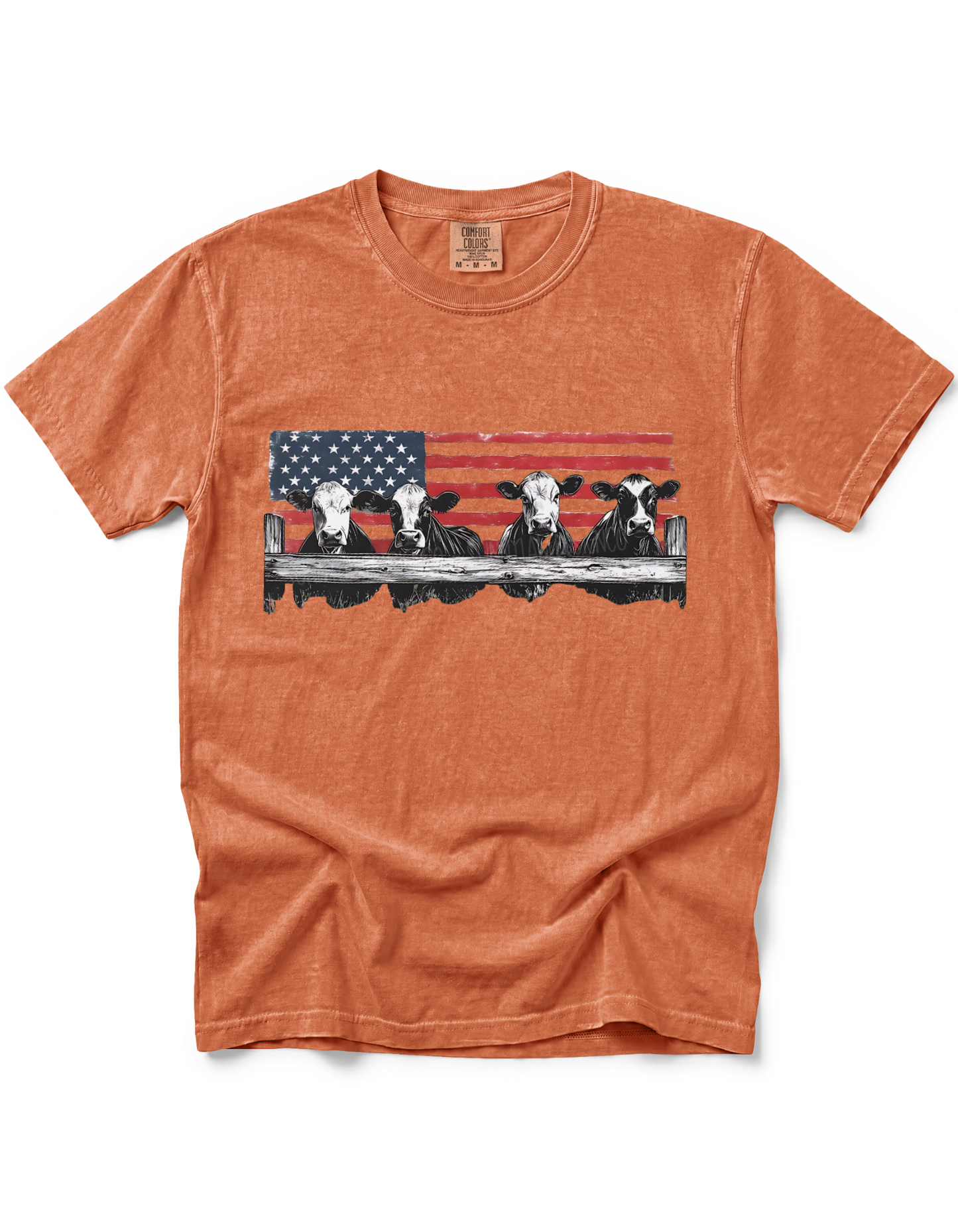 COW AMERICAN FLAG