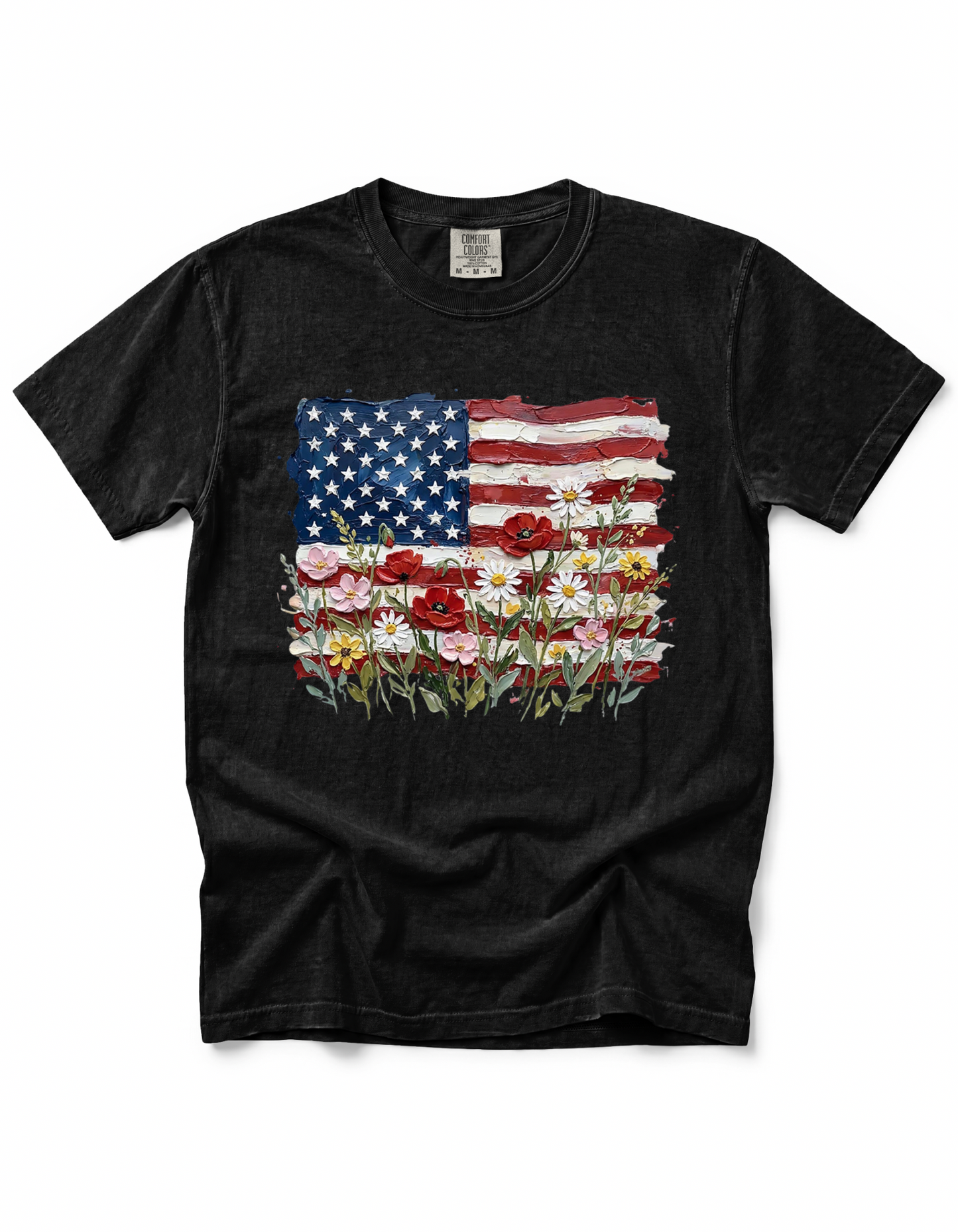 PATRIOTIC WILDFLOWER AMERICAN FLAG