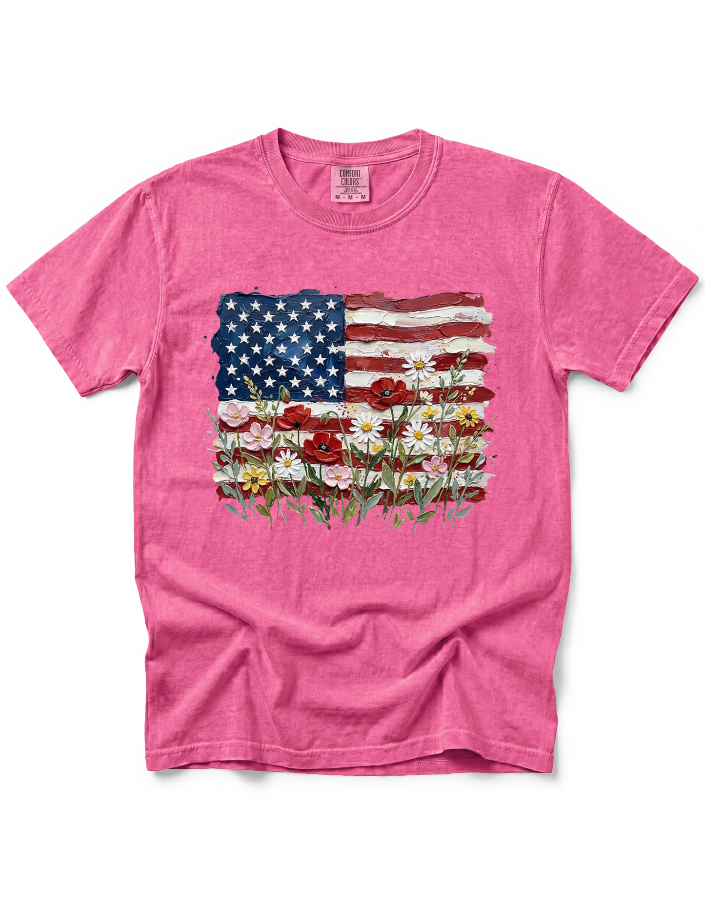 PATRIOTIC WILDFLOWER AMERICAN FLAG