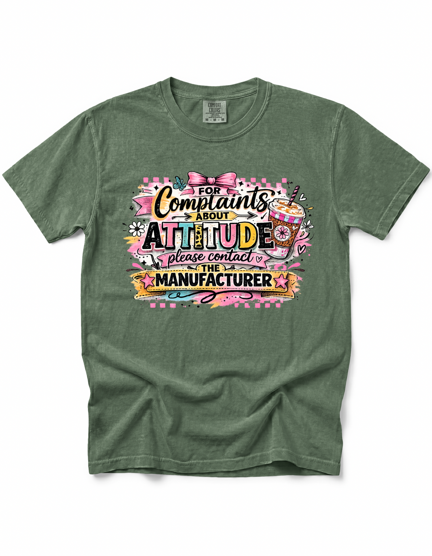 FOR COMPLAINTS ABOUT ATTITUDE PLEASE CONTACT THE MANUFACTURER