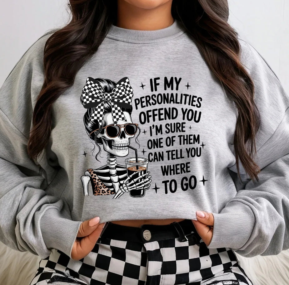 *GLITTER* IF MY PERSONALITIES OFFEND YOU