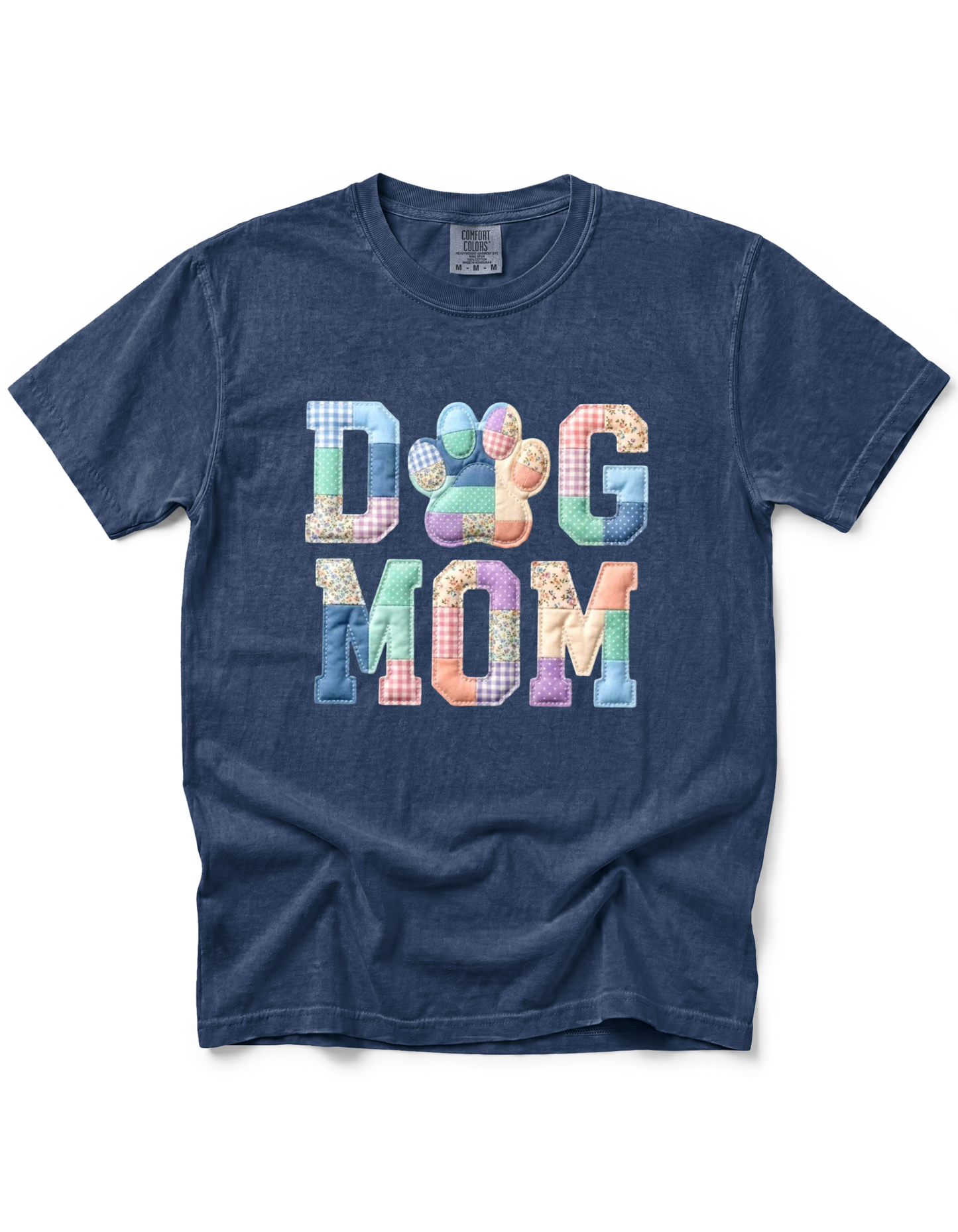 *GLITTER* DOG MOM PATCHWORK