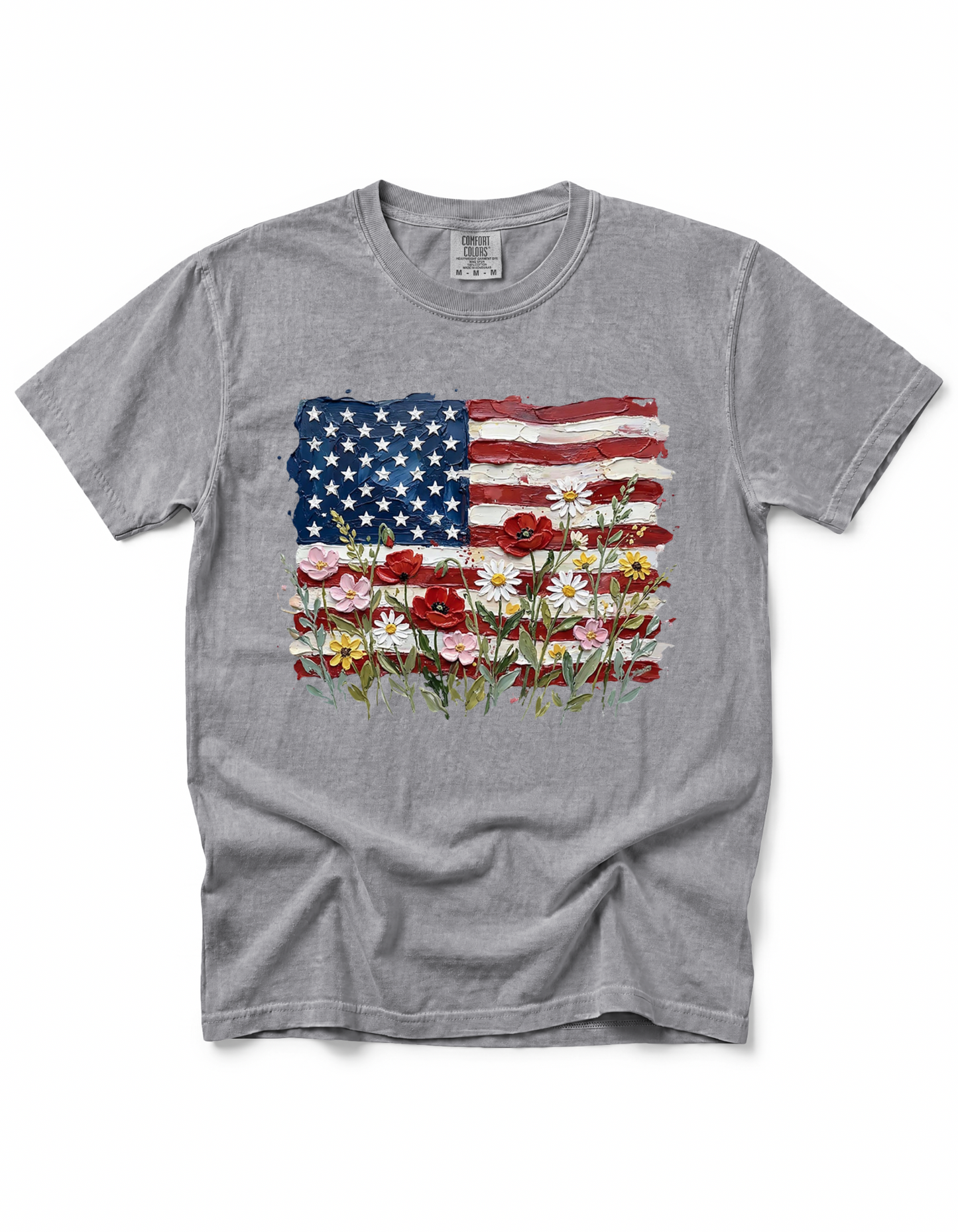 PATRIOTIC WILDFLOWER AMERICAN FLAG