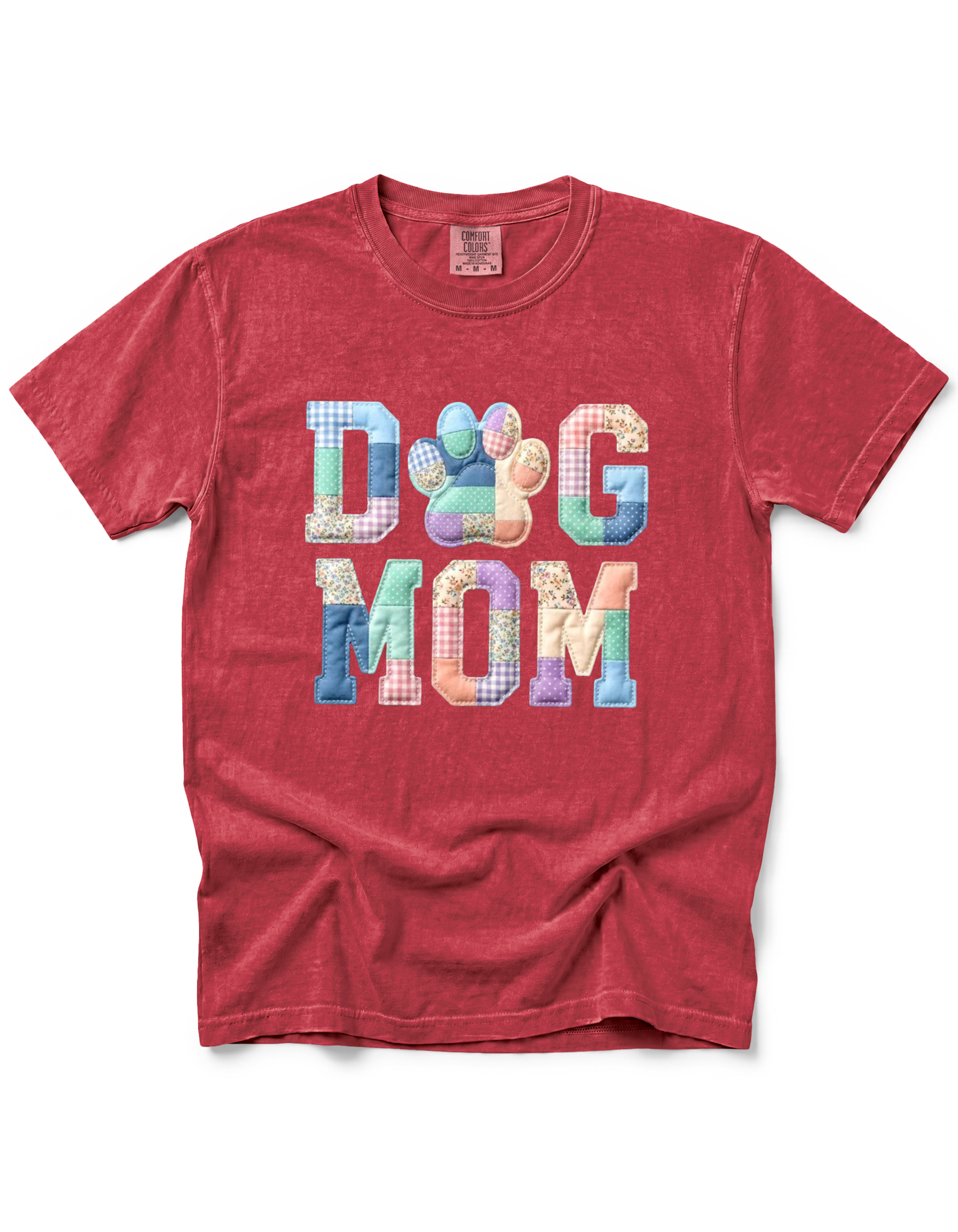 *GLITTER* DOG MOM PATCHWORK