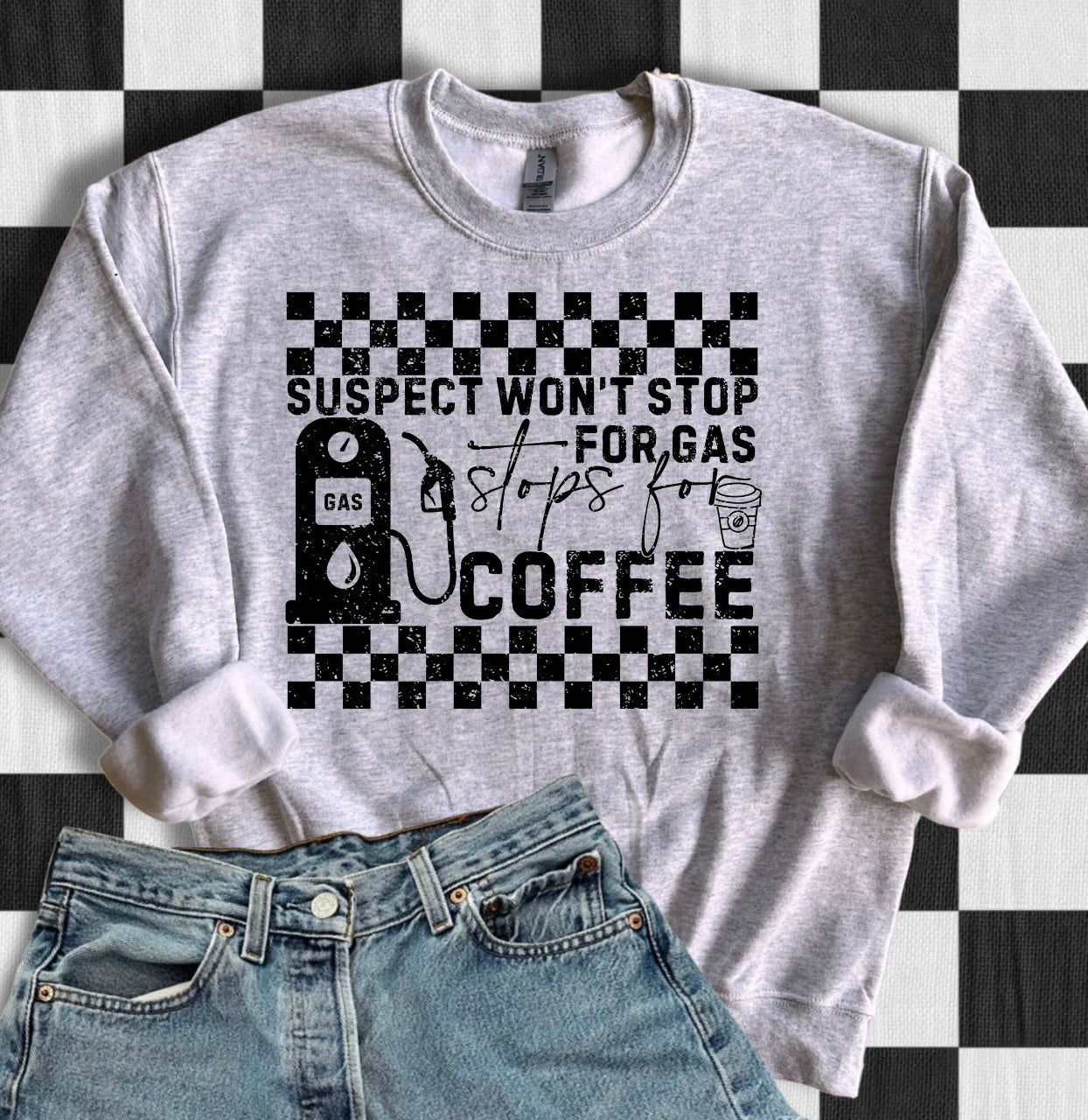 SUSPECT WON’T STOP FOR GAS