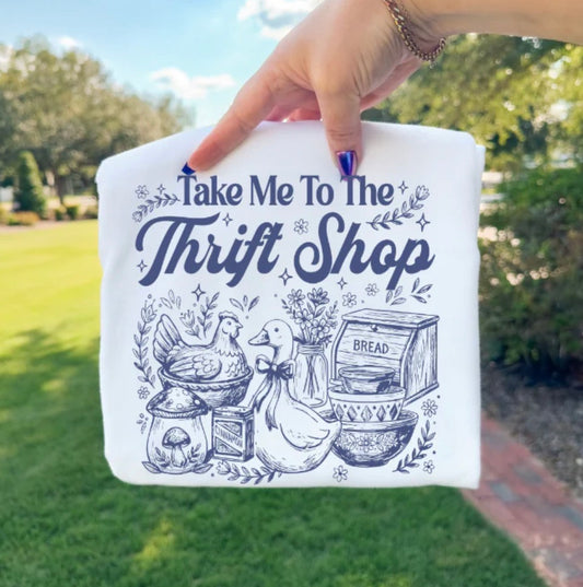 TAKE ME TO THE THRIFT SHOP