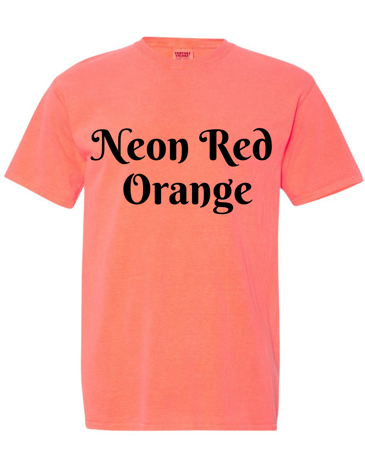 Comfort Colors Adult Heavyweight RS T-Shirt [NEON RED ORANGE]