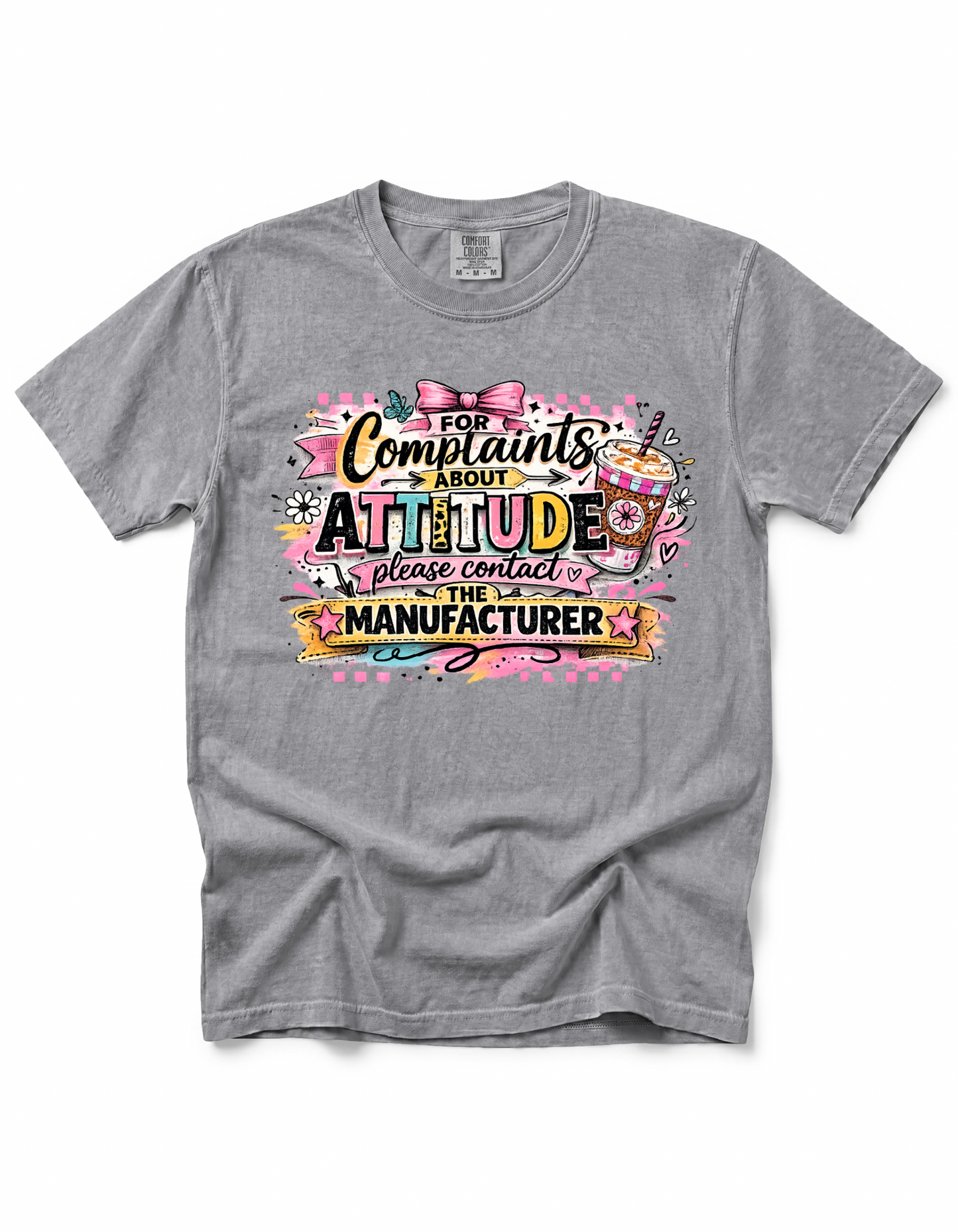 FOR COMPLAINTS ABOUT ATTITUDE PLEASE CONTACT THE MANUFACTURER