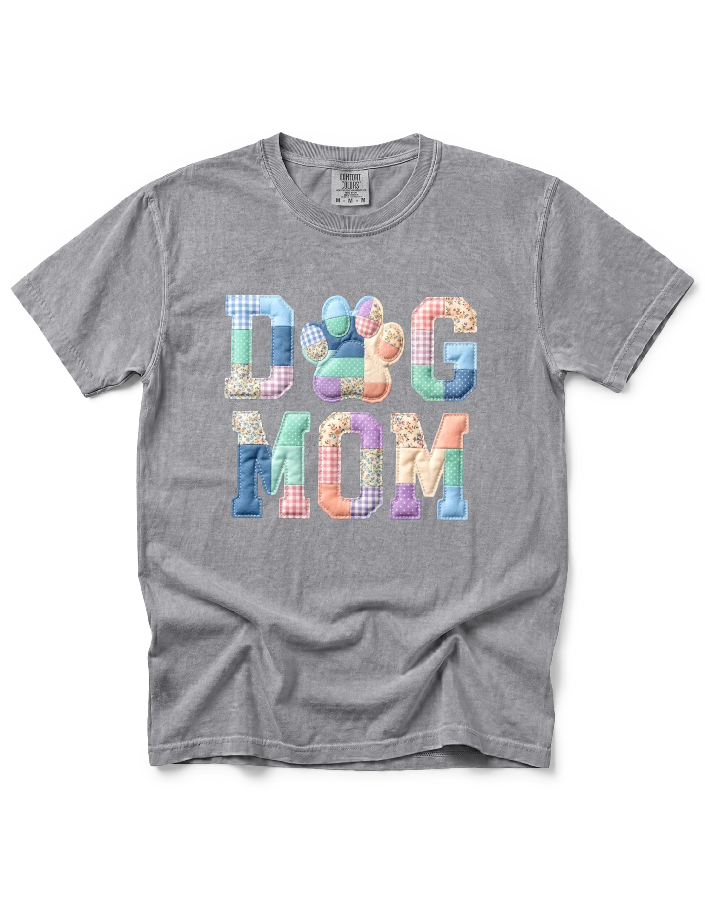 *GLITTER* DOG MOM PATCHWORK