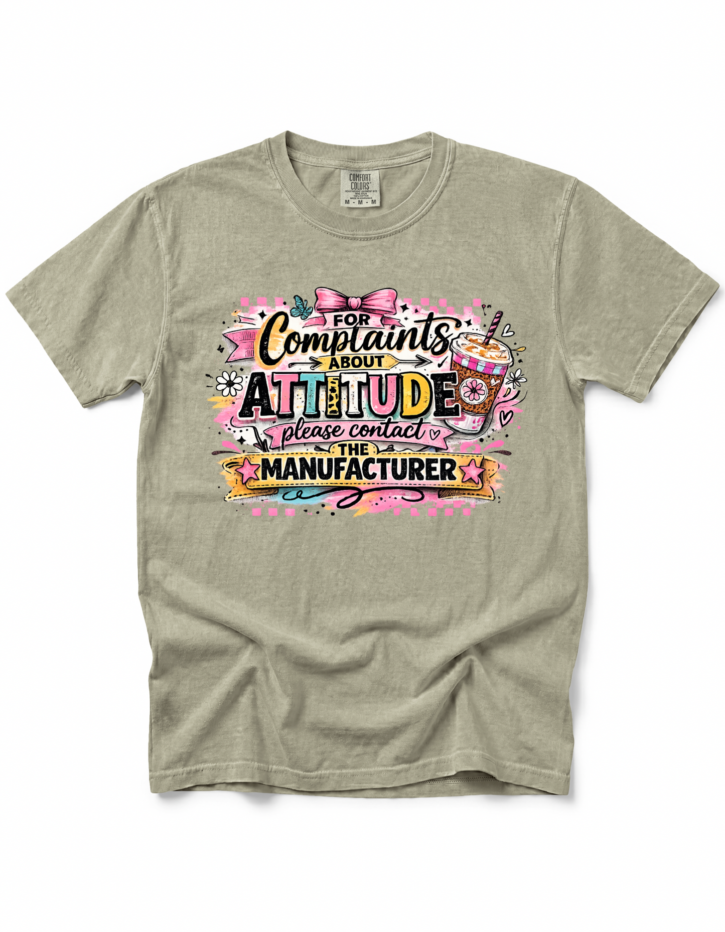 FOR COMPLAINTS ABOUT ATTITUDE PLEASE CONTACT THE MANUFACTURER