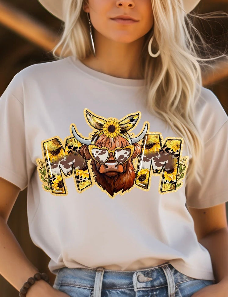 MOM SUNFLOWER COW