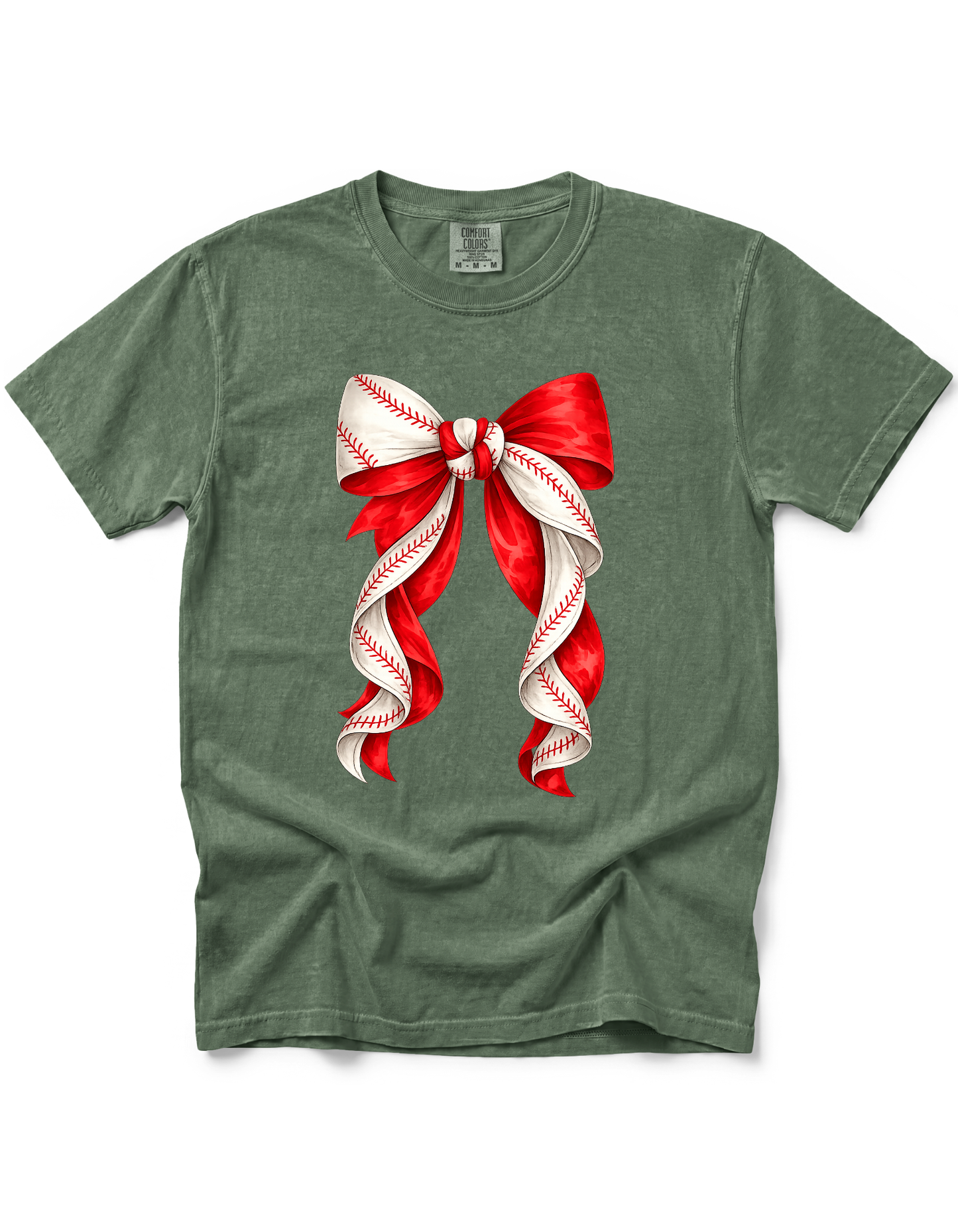 *GLITTER* BASEBALL BOW