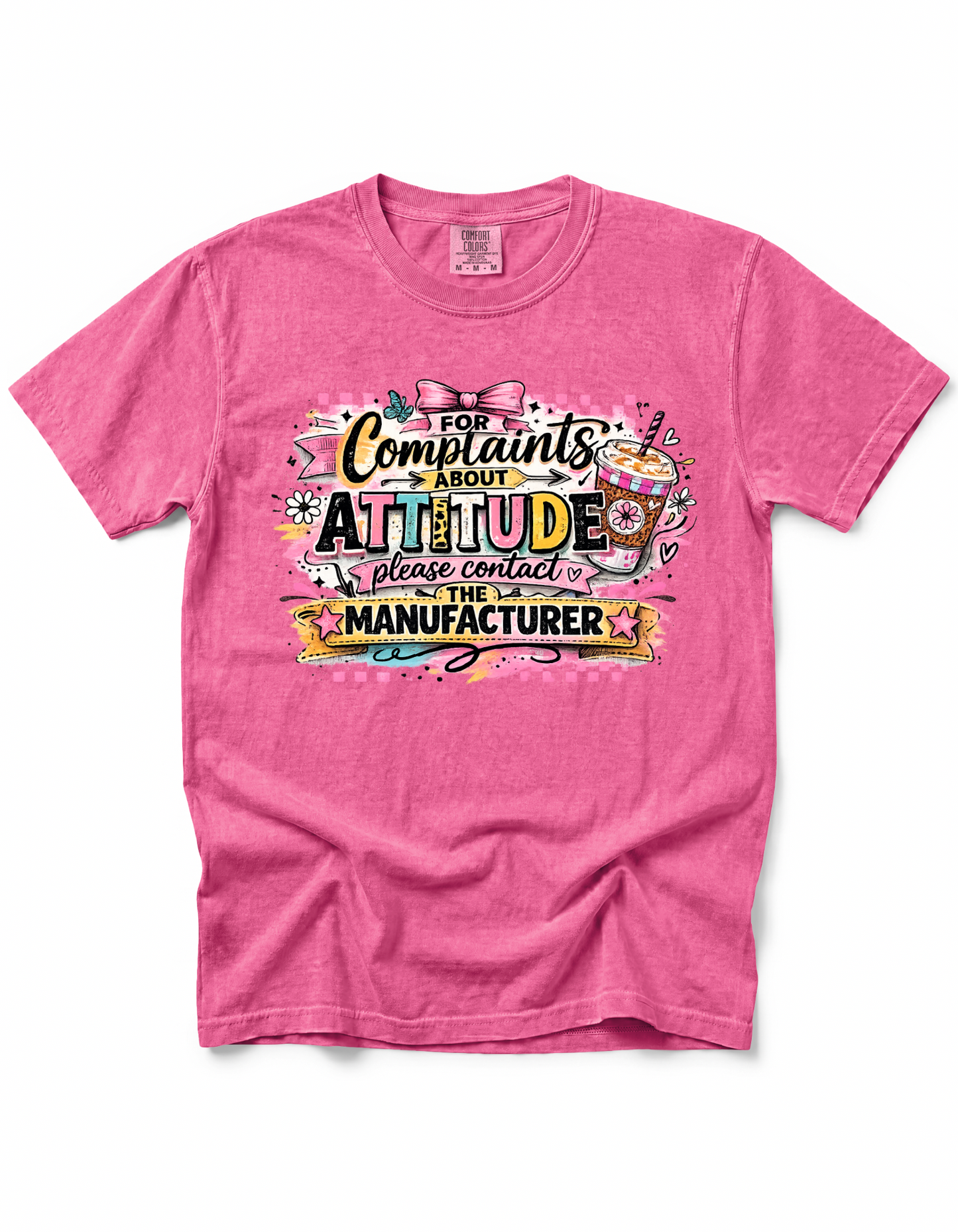 FOR COMPLAINTS ABOUT ATTITUDE PLEASE CONTACT THE MANUFACTURER