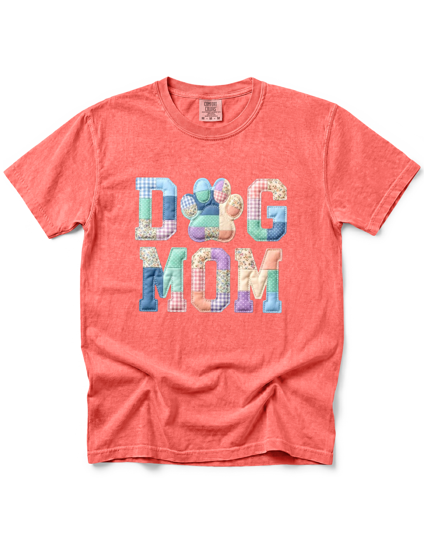 *GLITTER* DOG MOM PATCHWORK
