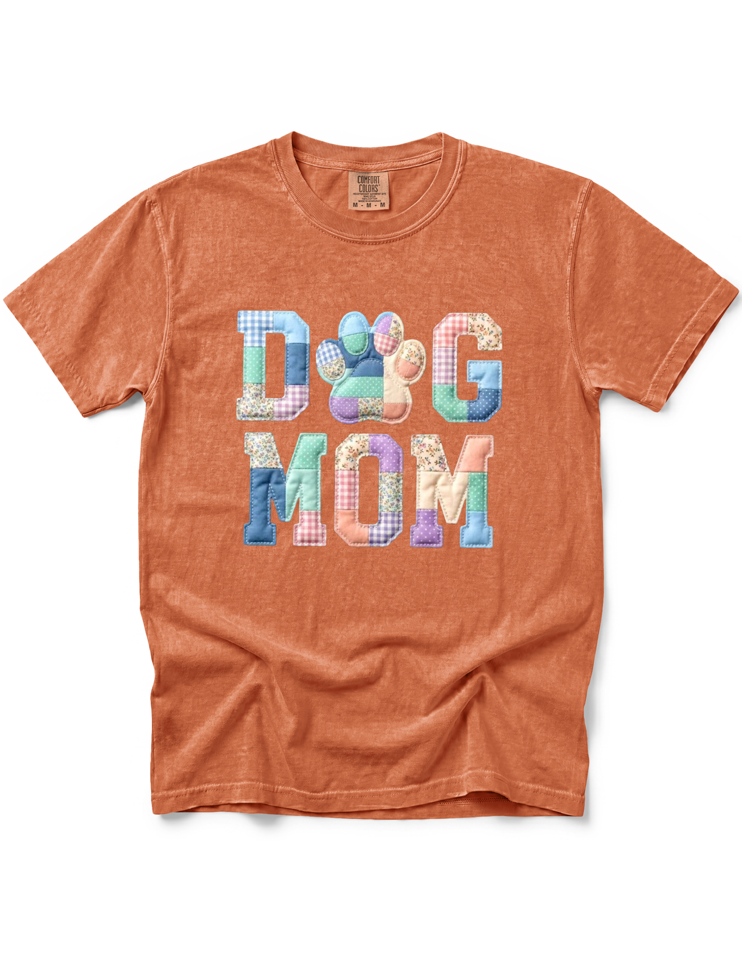 *GLITTER* DOG MOM PATCHWORK