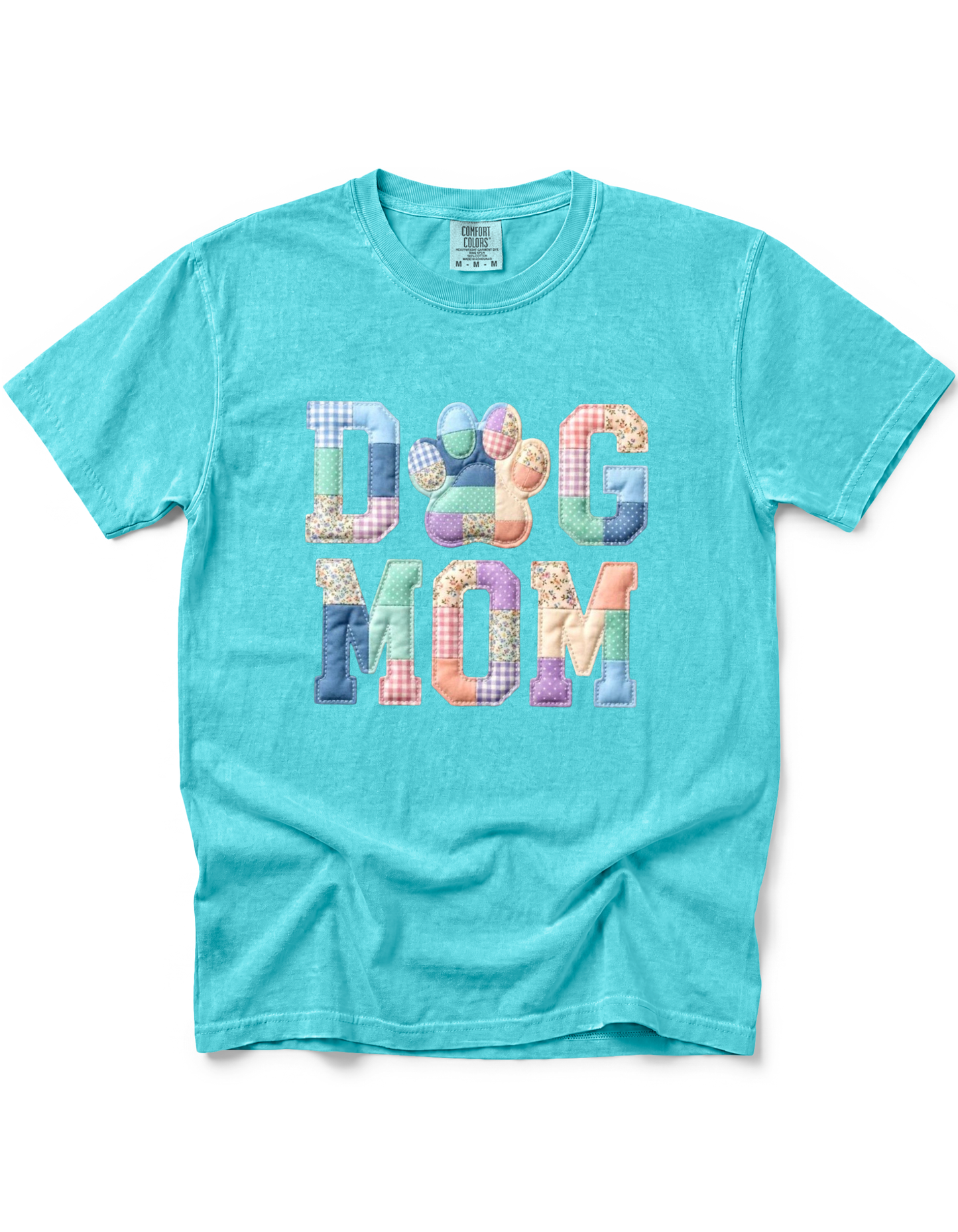 *GLITTER* DOG MOM PATCHWORK