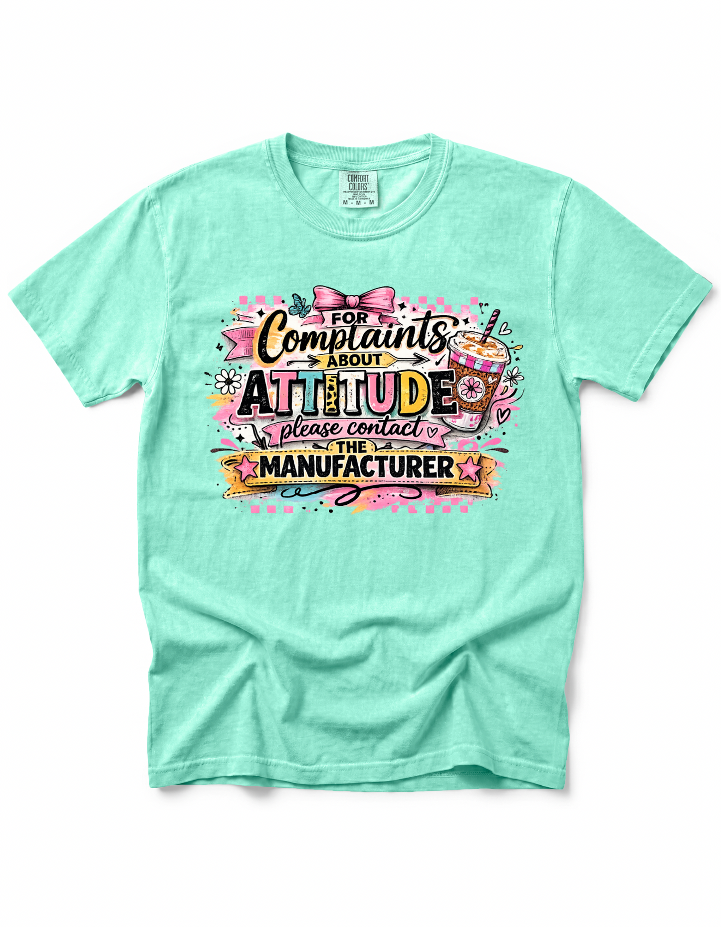 FOR COMPLAINTS ABOUT ATTITUDE PLEASE CONTACT THE MANUFACTURER