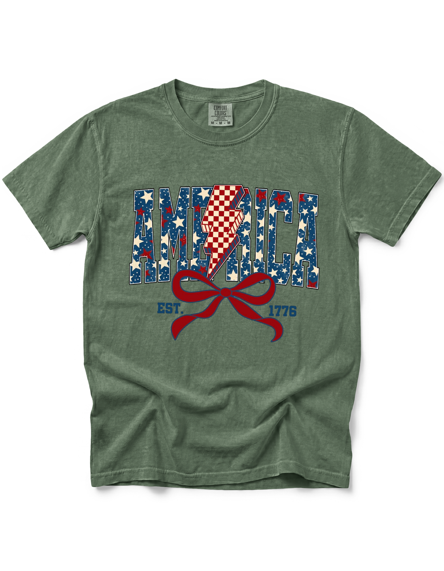 *GLITTER* PATRIOTIC AMERICA COQUETTE