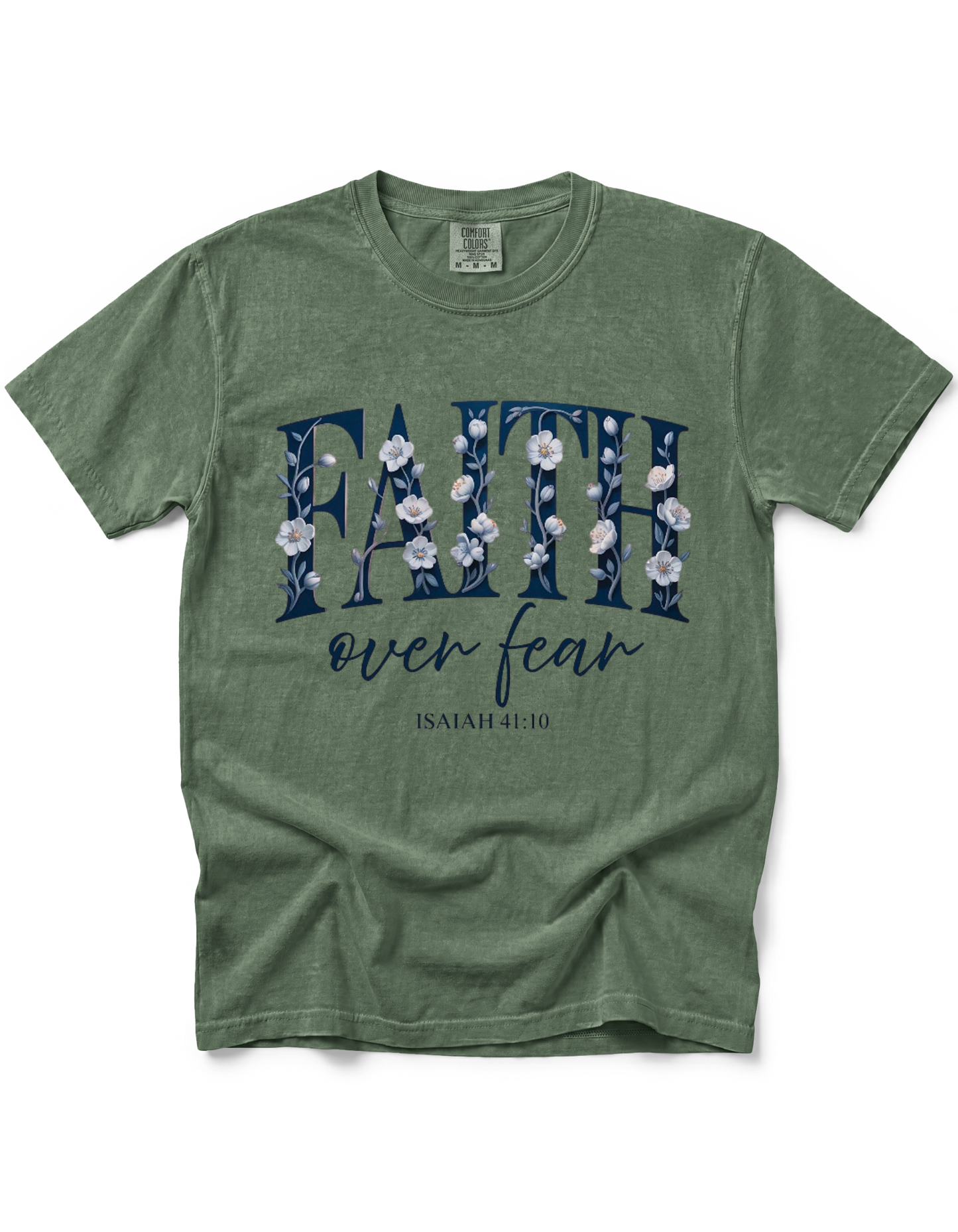 FAITH OVER FEAR FLORAL