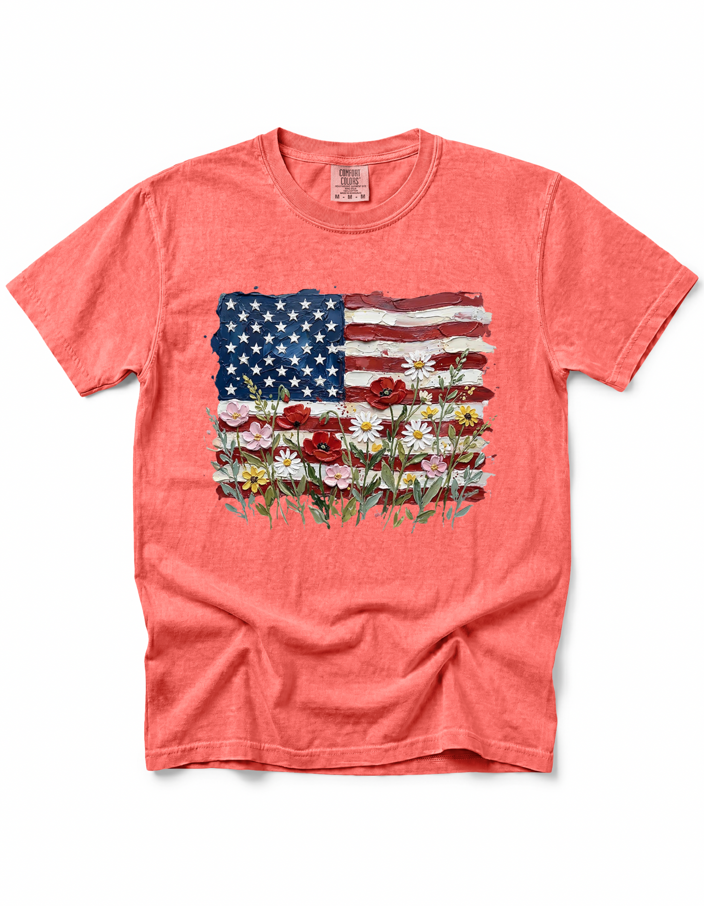 PATRIOTIC WILDFLOWER AMERICAN FLAG