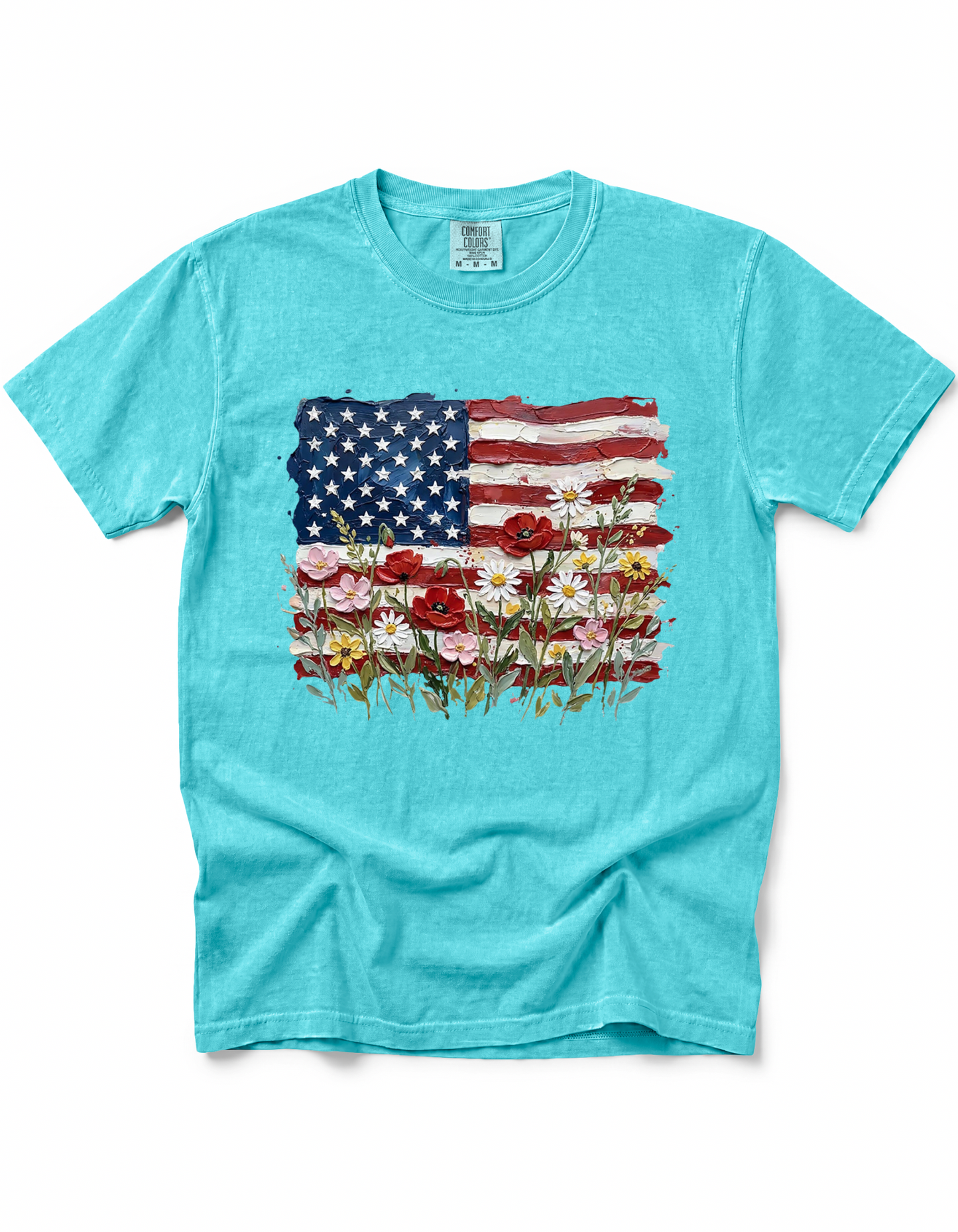 PATRIOTIC WILDFLOWER AMERICAN FLAG
