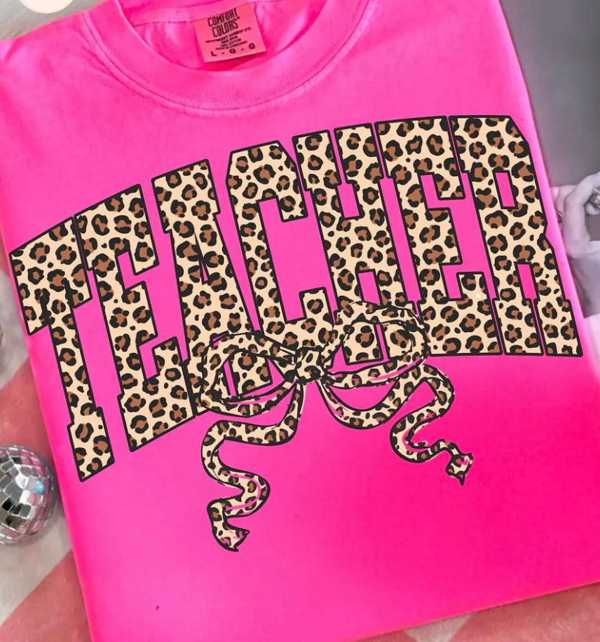 *GLITTER* LEPARD TEACHER