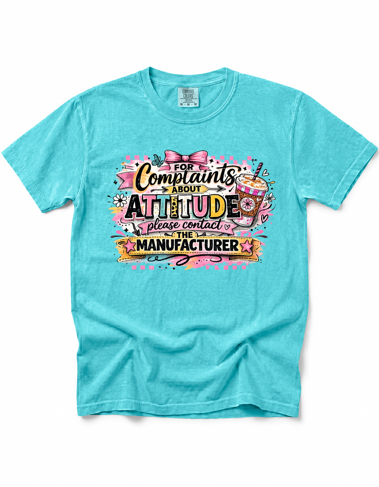 FOR COMPLAINTS ABOUT ATTITUDE PLEASE CONTACT THE MANUFACTURER