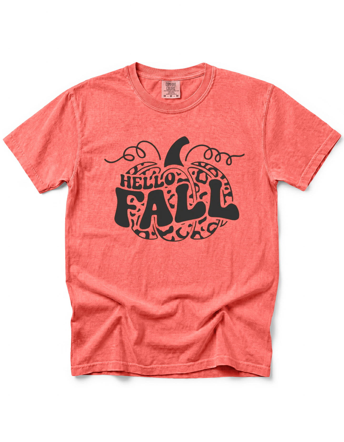 HELLO FALL CHEETAH PUMPKIN