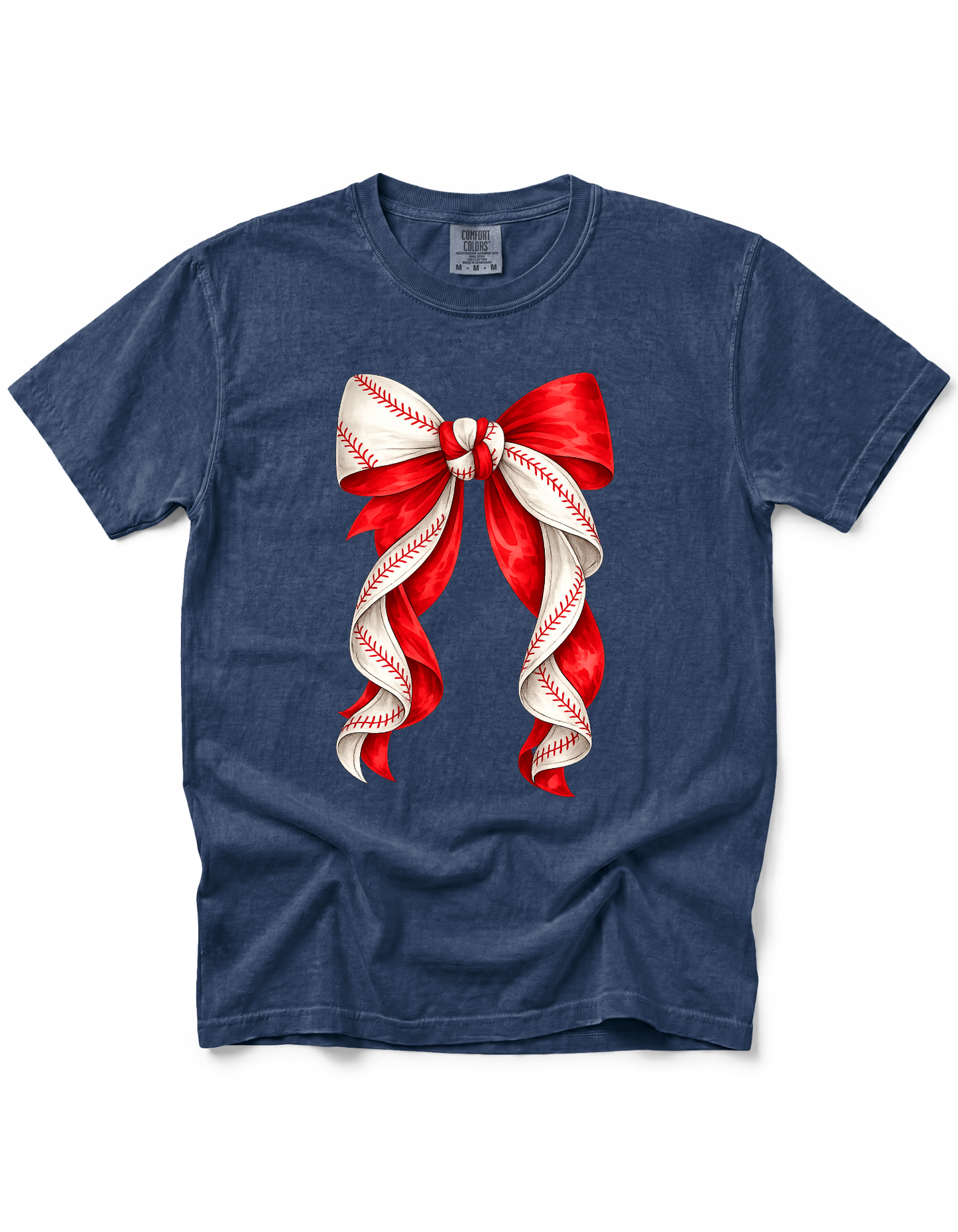 *GLITTER* BASEBALL BOW