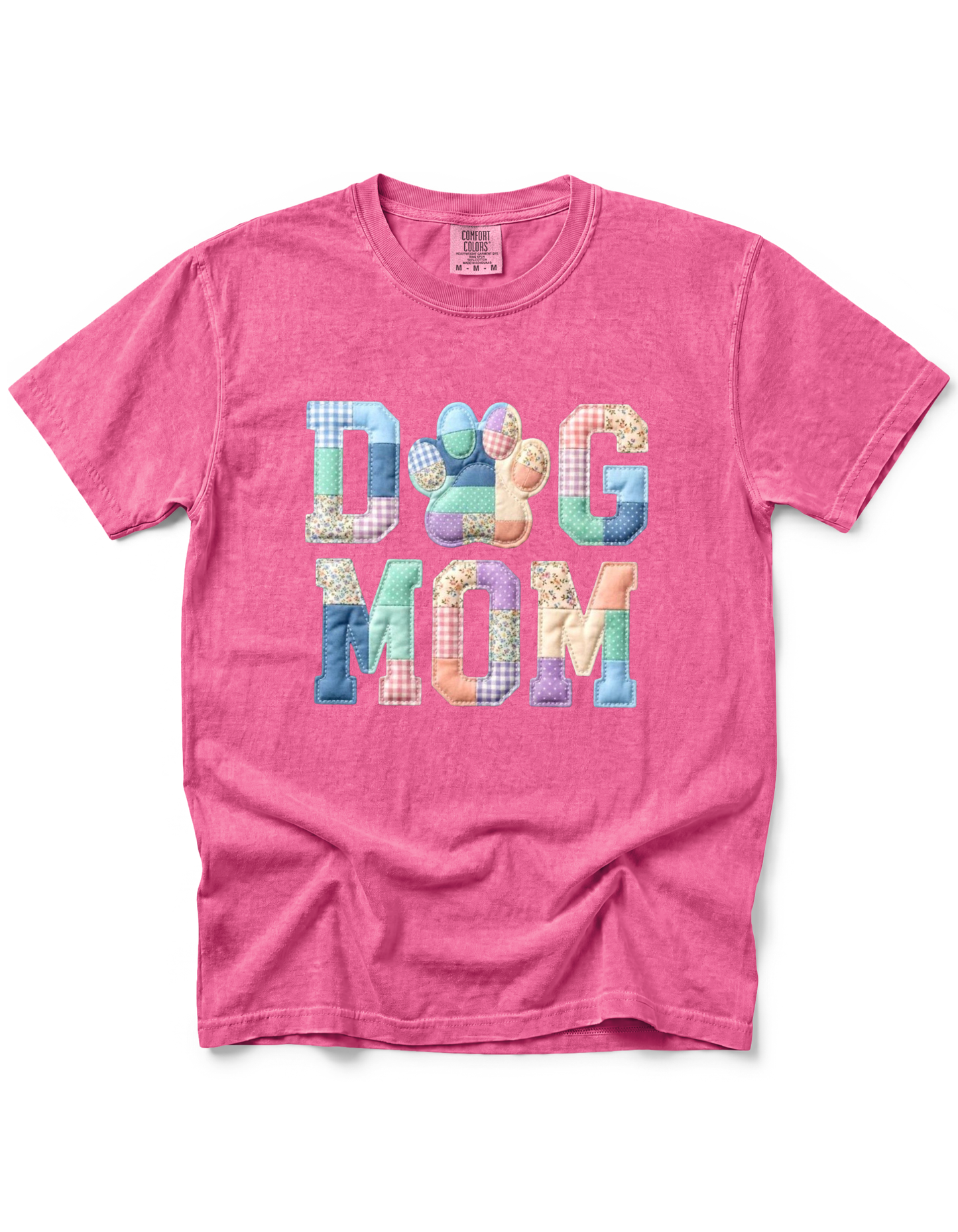 *GLITTER* DOG MOM PATCHWORK