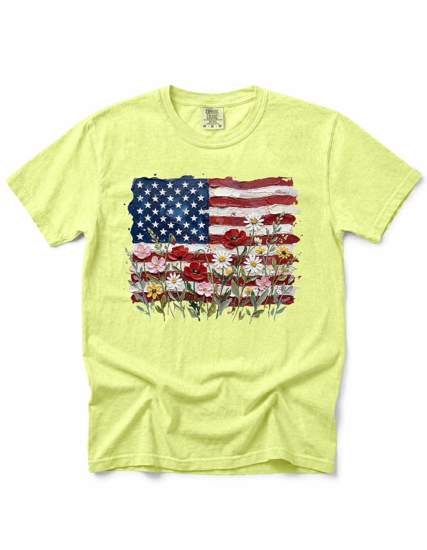 PATRIOTIC WILDFLOWER AMERICAN FLAG
