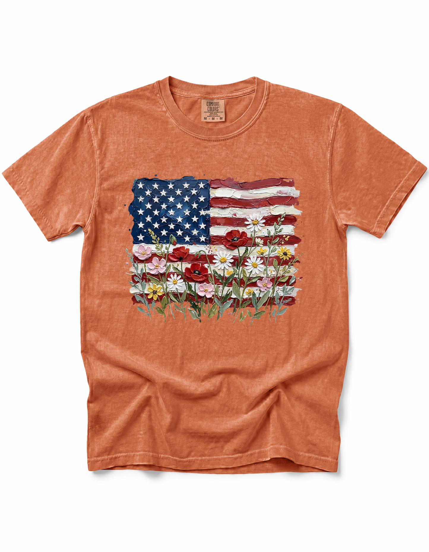 PATRIOTIC WILDFLOWER AMERICAN FLAG